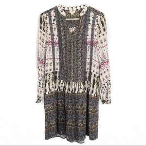 Anthropologie TINY | Long Sleeve Boho Swing Dress